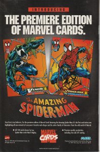 X-Men #32 (1994)  Amazing Spiderman Uncut Premium Edition Fleer Trading cards!