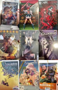 Lot of 9 Comics (See Description) Hawkeye: Kate Bishop, Fables, Excalibur, Ex...