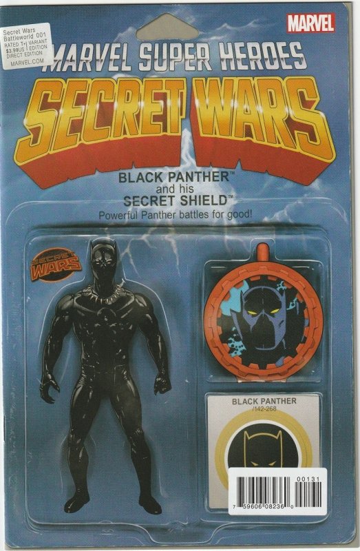 SECRET WARS BATTLEWORLD # 1C (2015) ACTION FIGURE VARIANT