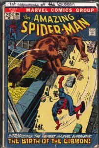 The Amazing Spider-Man #110 (1972) Spider-Man [Key Issue]