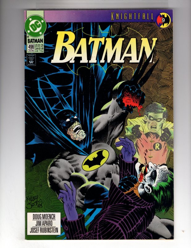 Batman #496 (1993)  Joker Appearance! / ID#02