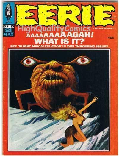 EERIE #21, VG+/FN, Warren, Steve Ditko, Fiends, Tomb, 1969,more mags in store