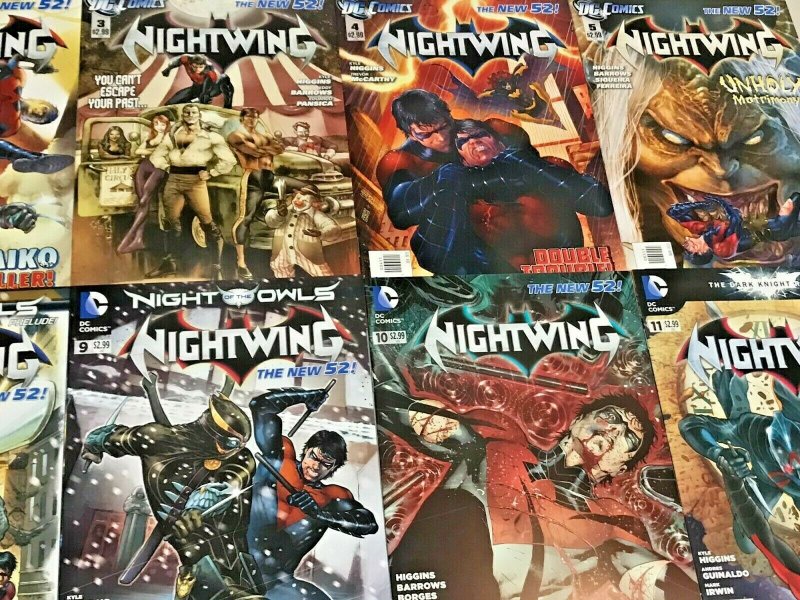 NIGHTWING#0-17 VF/NM LOT  EDDY BARROWS DC COMICS THE NEW 52!