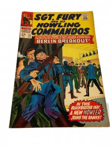 Sgt Fury & His Howling Commandos 35 Marvel Comics Oct 1966 Nick Fury WW2 Comic