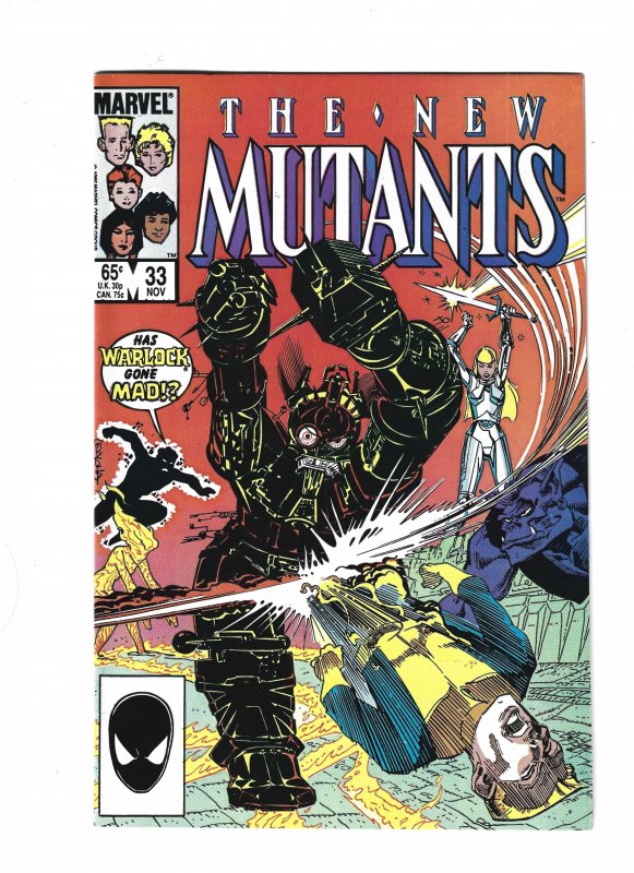 The New Mutants #29 through 33 (1985)