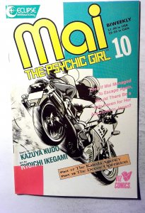 Mai, The Psychic Girl #10 (1987) Eclipse Comics 1st Print Comic Book
