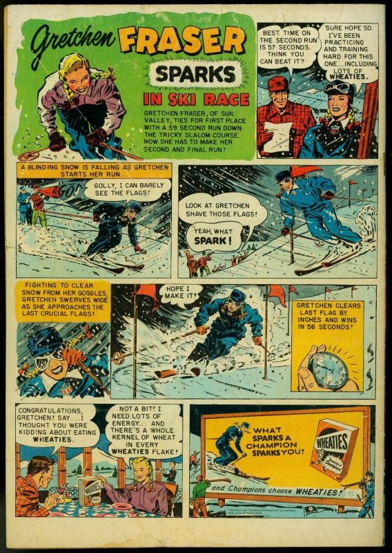 THE LONE RANGER #58-1953-DELL-TONTO-SILVER-SILVER BULLET-TRAIN COVER-vg+