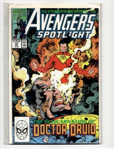 Avengers Spotlight #37 (1990) Doctor Druid