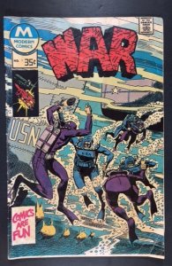 War #7 Modern Comics Cover (1977)