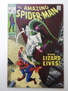 The Amazing Spider-Man #76 (1969) The Lizard Lives! Sharp VF- Condition!