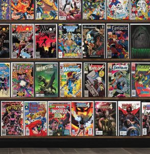 Huge Lot 130+ Comics with Fantastic Four, The Mighty Thor & More!