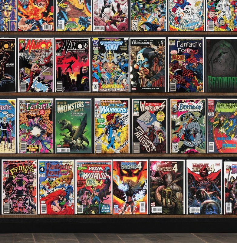 Huge Lot 130+ Comics with Fantastic Four, The Mighty Thor & More!