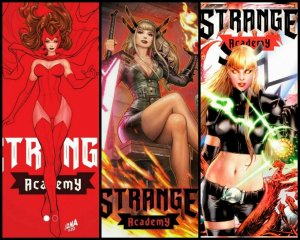 ?? STRANGE ACADEMY #4 & #6 & #8  (DAVID NAKAYAMA & Anacleto TRADES VARIANT)