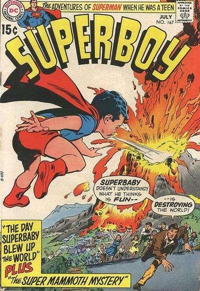 Superboy (1949 series) #167, Good- (Stock photo)