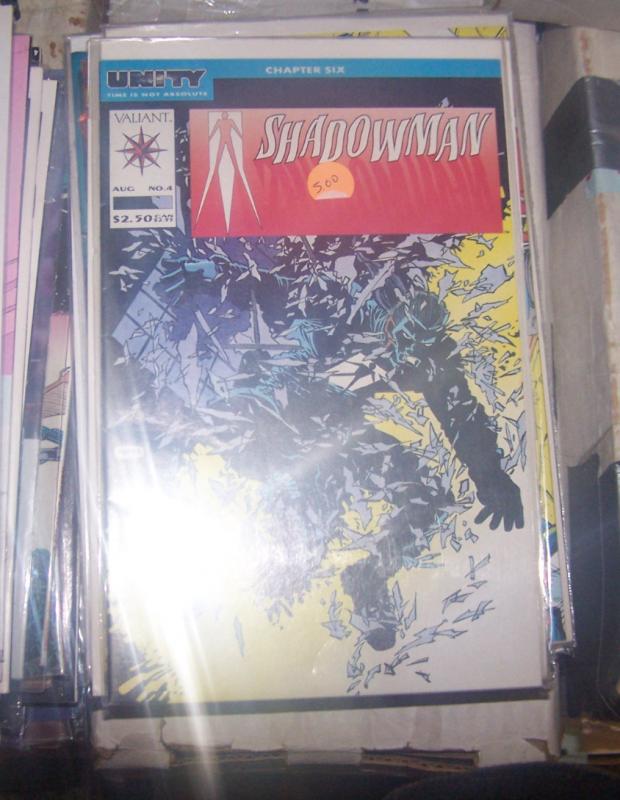 Shadowman #4 (Aug 1992, Acclaim / Valiant) unity chapter 6 frank miller cover