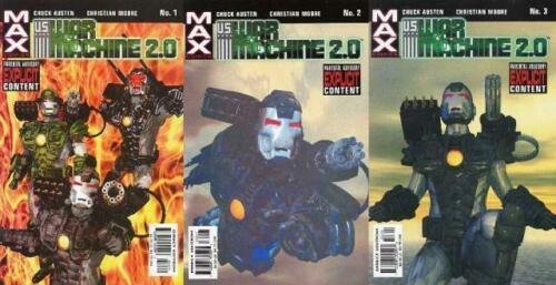 US WAR MACHINE 2.0 (2003) 1-3  complete series! 