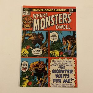 Where Monsters Dwell 23 Fine Fn 6.0 Marvel