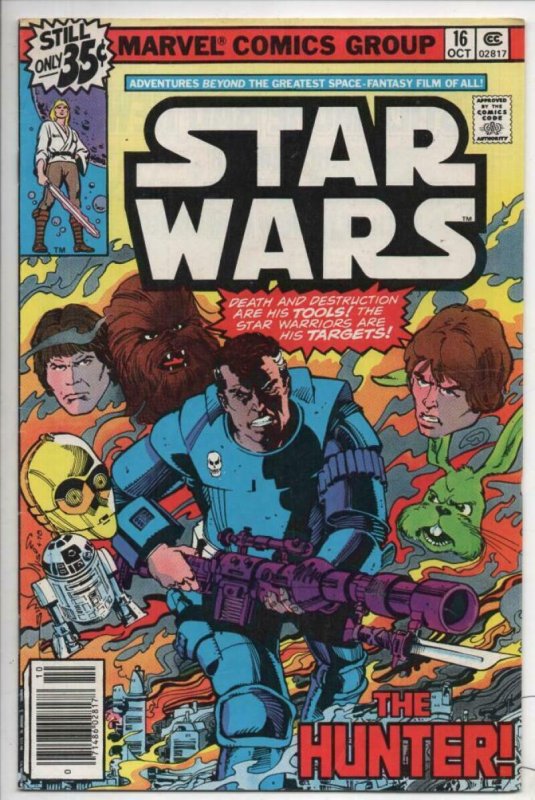 STAR WARS #16, FN, Luke Skywalker, Darth Vader, 1977 1978, more SW in store 