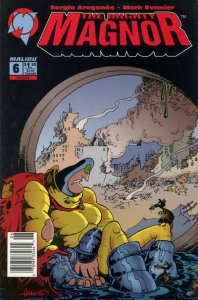 Mighty Magnor, The #6 (Newsstand) FN ; Malibu | Sergio Aragones Last Issue