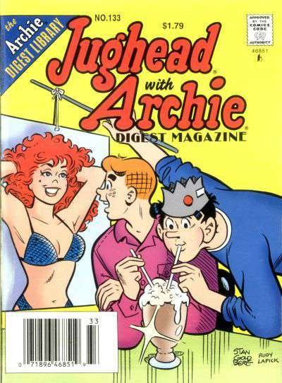 Jughead with Archie Digest Magazine #133 (Newsstand) VG ; Archie | low grade com
