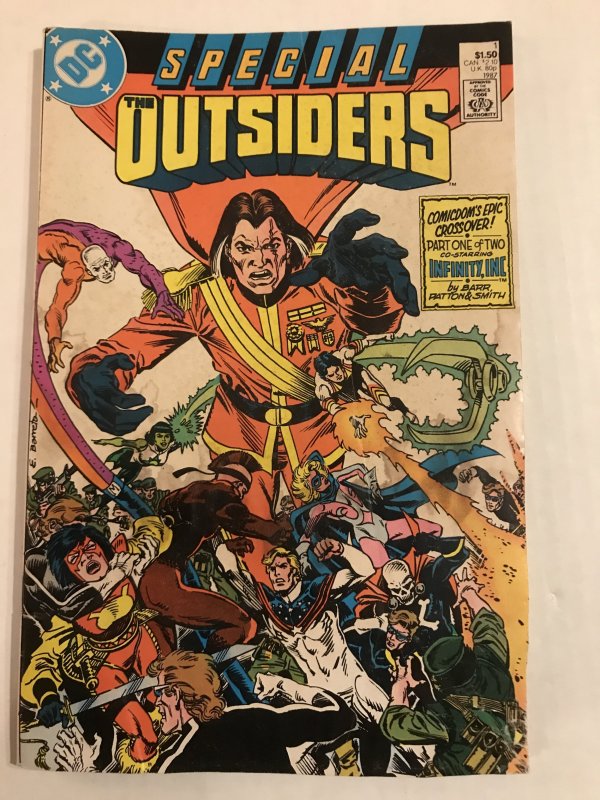 Outsiders Special #1 : DC 1987 Gd; Katana, Mr. Bones, Infinity Inc.