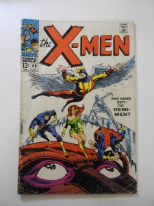 The X-Men #49 (1968) GD/VG Condition moisture stain
