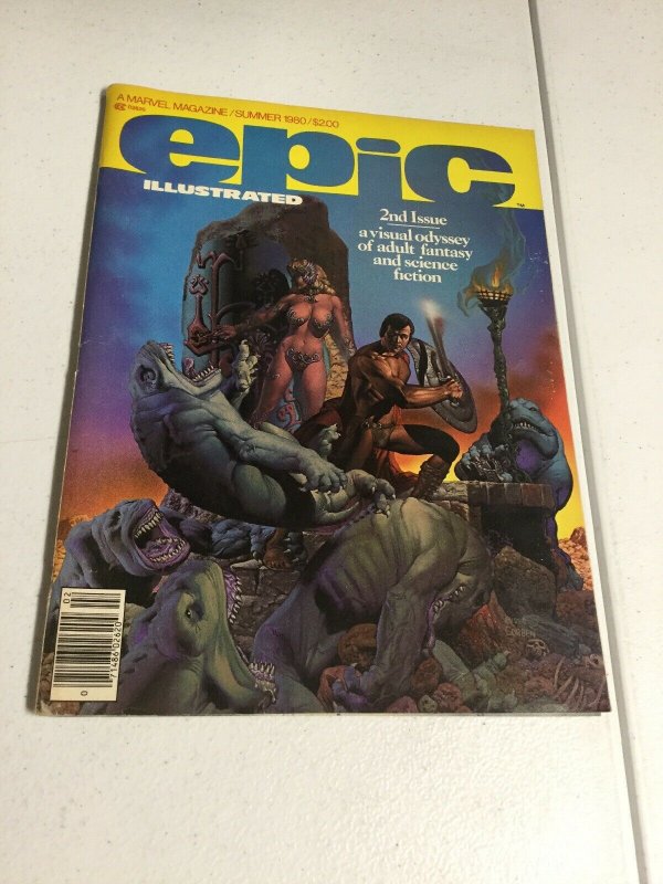 Epic Illustrated 2 Vf Very Fine Marvel Magazine