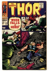 THOR #149 1968-MARVEL COMICS-BLACK BOLT ORIGIN-KIRBY VF-