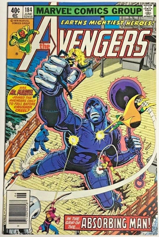 AVENGERS#184 VF/NM 1979 MARVEL BRONZE AGE COMICS