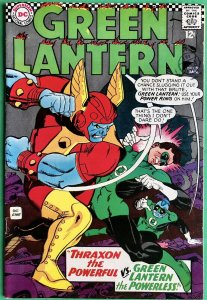 Green Lantern #50 (1967) 1st Appearance of Thraxon (The Powerful) 