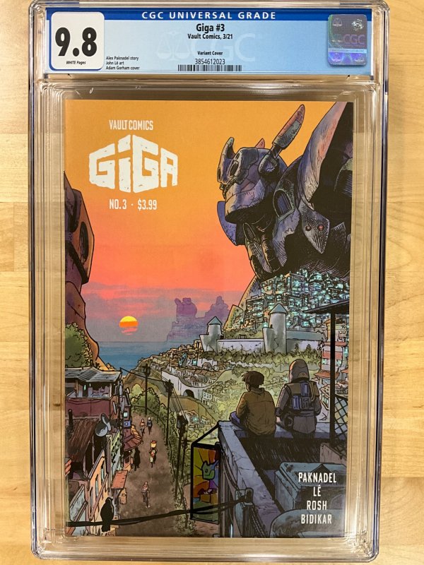 Giga #3 Cover B (2021) CGC 9.8