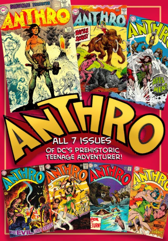 ANTHRO COMPLETE RUN! (SHOWCASE #74, Issues #1-6) (1968-69)4.5 VG+  Howie Post!