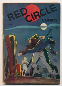 Red Circle Comics (1945 Rural Home Publishing) #3 VG+ Hard to find