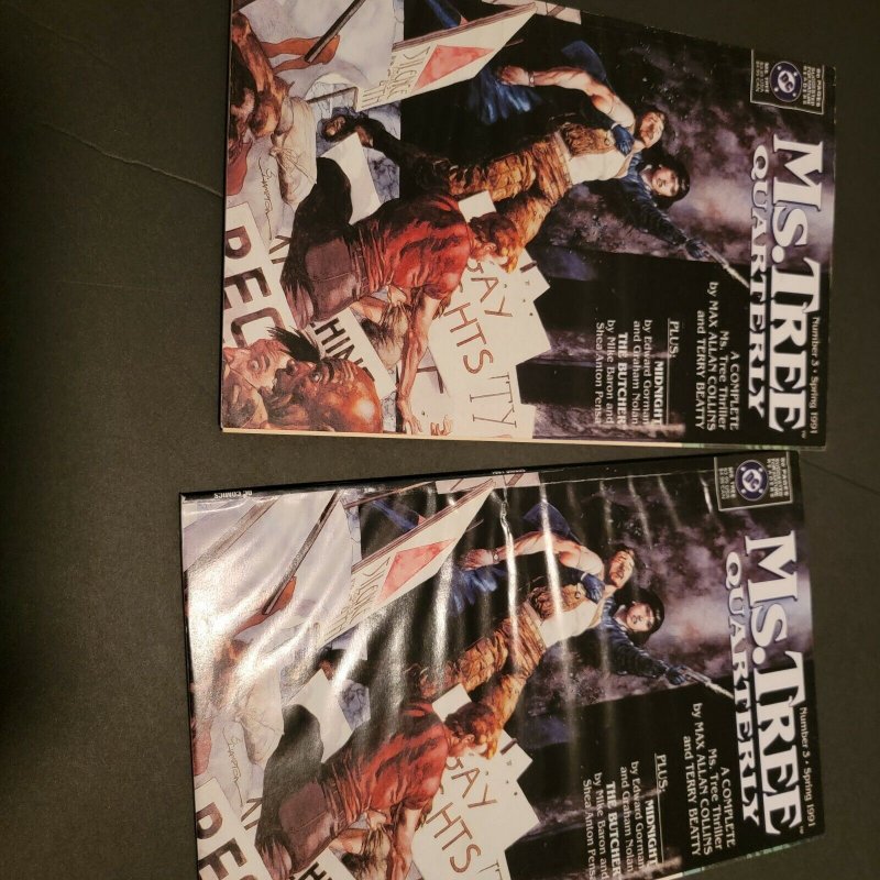 1990 MS. TREE QUARTERLY SPECIAL 2 3 VG Cowan cover Max Allan Collins