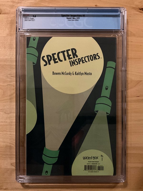Specter Inspectors #1 Cover B (2021) CGC 9.8