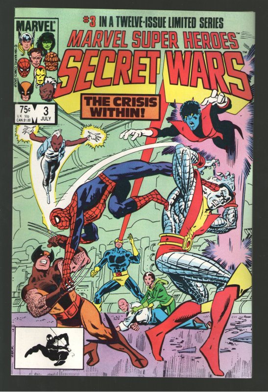 MARVEL SUPERHEROES SECRET WARS 1 #3 NM 9.4 1st Titania and 1st Volcana  HOT!