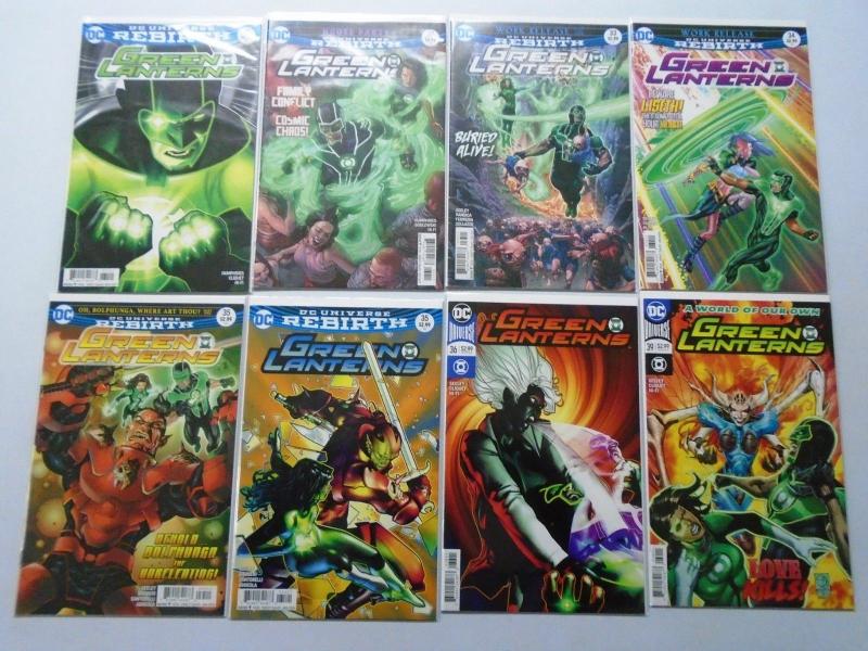 Green Lanterns Lot, From:#12-43, 36 Different 8.0 VF (2017 & 2018)