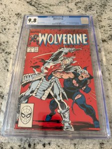 Wolverine # 2 CGC Graded 9.8 Marvel Comic Book Hulk Silver Samurai X-Men JH24