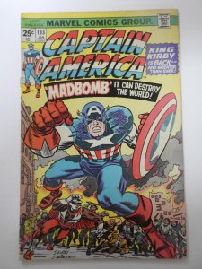 Captain America #193 (1976) Kirby Returns as Penciler!! Sharp VG+ Condition!