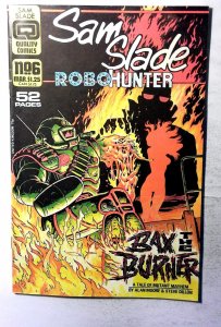 Sam Slade Robohunter #6 (1987) Quality Comics 1st Print Comic Book