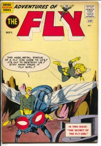 Adventures of The Fly #14 1961-Archie-1st Fly-Girl-Jaguar-10¢ cover price-FN-