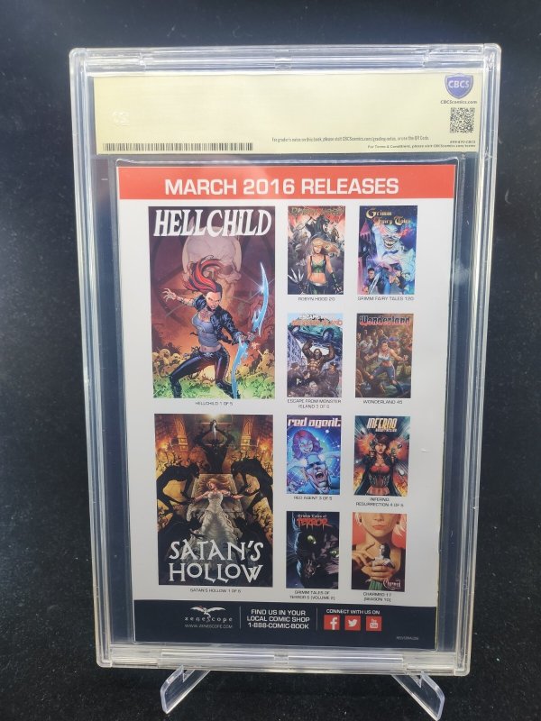 Van Helsing vs Dracula #5 - Signed Nei Ruffino / Secret Exc. - CBCS 9.8 - 2016