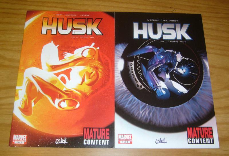 Husk #1-2 VF/NM complete series - marvel comics - 2010 SOLEIL frederic l'homme