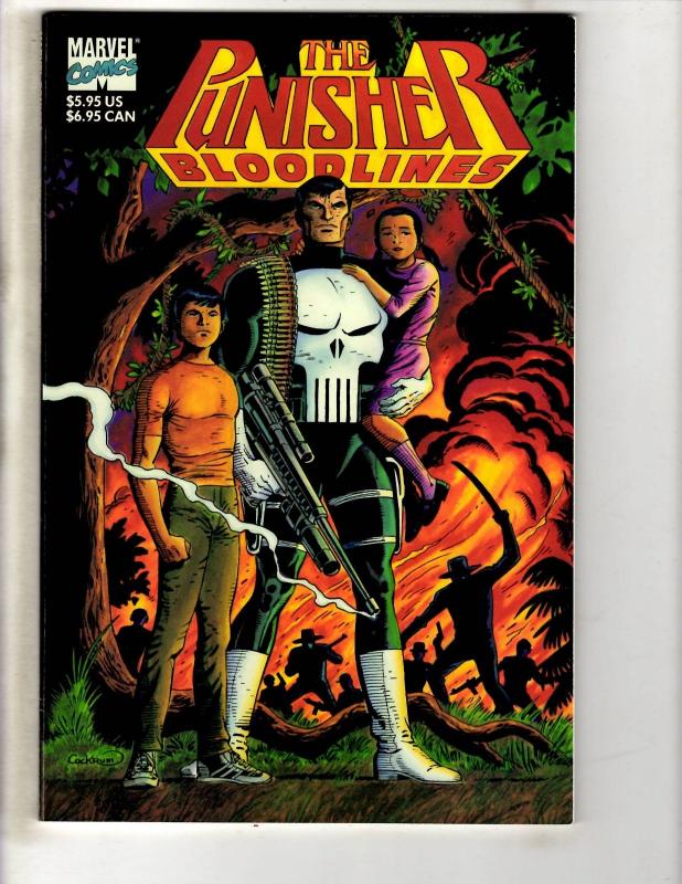 Lot O 6 Punisher Marvel Comics Bullseye 1 2 4 5 + Bloodlines + The Cell # 1 CR35