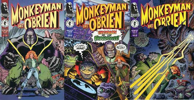 MONKEY MAN AND O BRIEN (1996 DH) 1-3  COMPLETE! COMICS BOOK