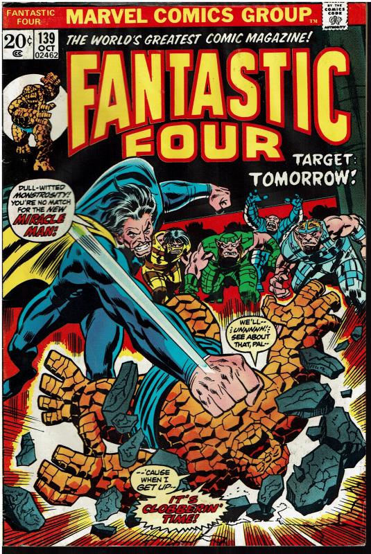 Fantastic Four #139, 3.0 or Better - vs Miracle Man