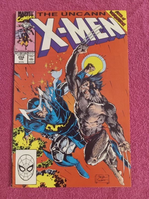 Uncanny X-Men #258 Newsstand Edition (1990)