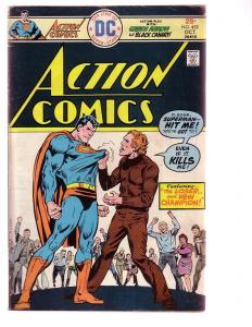 ACTION COMICS #452 1975-SUPERMAN-DC COMICS-BLACK CANARY G