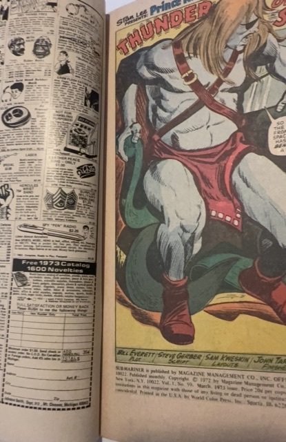 Sub-Mariner #59 (1973)Thor vs Submariner