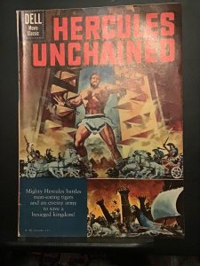 Four Color #1121 (1960) Hercules unchained mid high grade movie comic! FN/VF
